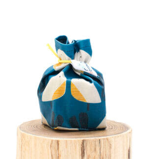 Pochette à savon Piou Piou, fait main