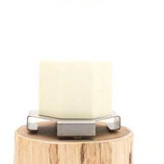 Porte savon en inox avec le logo Octobulle
